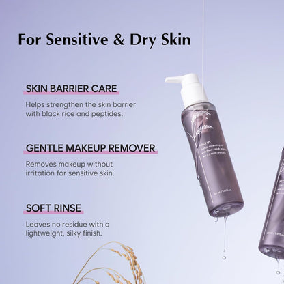 Midha Gentle Cleansing Oil With Black Rice &amp; Peptides