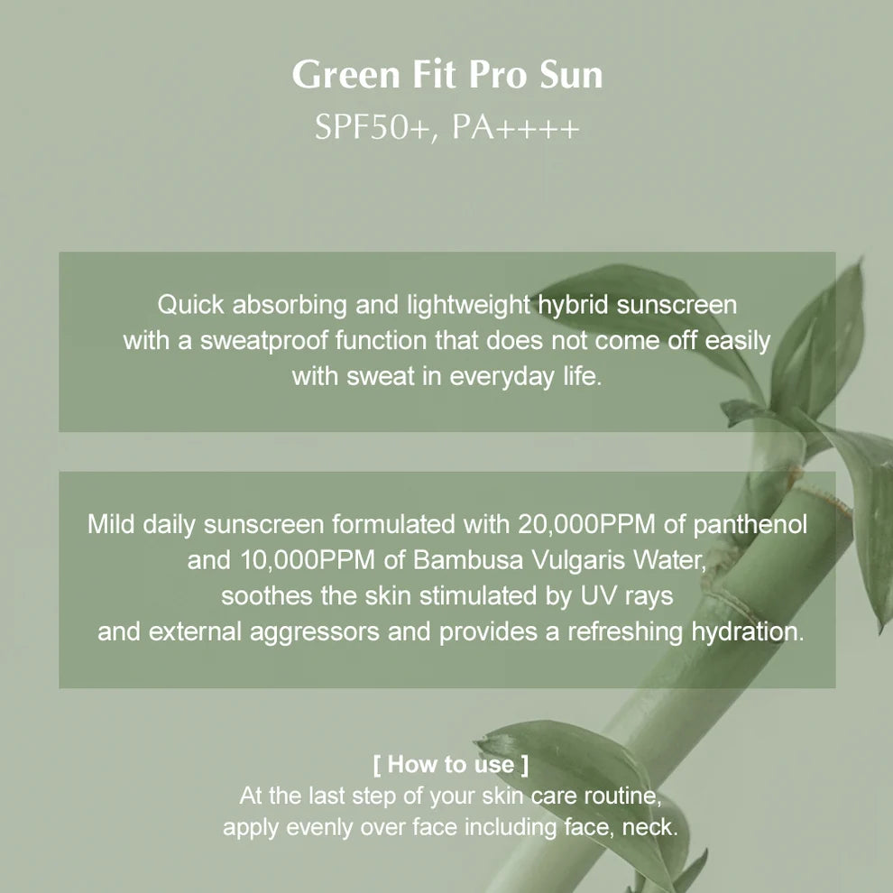 Kaine Green Fit Pro Sun