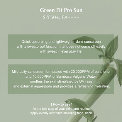 Kaine Green Fit Pro Sun