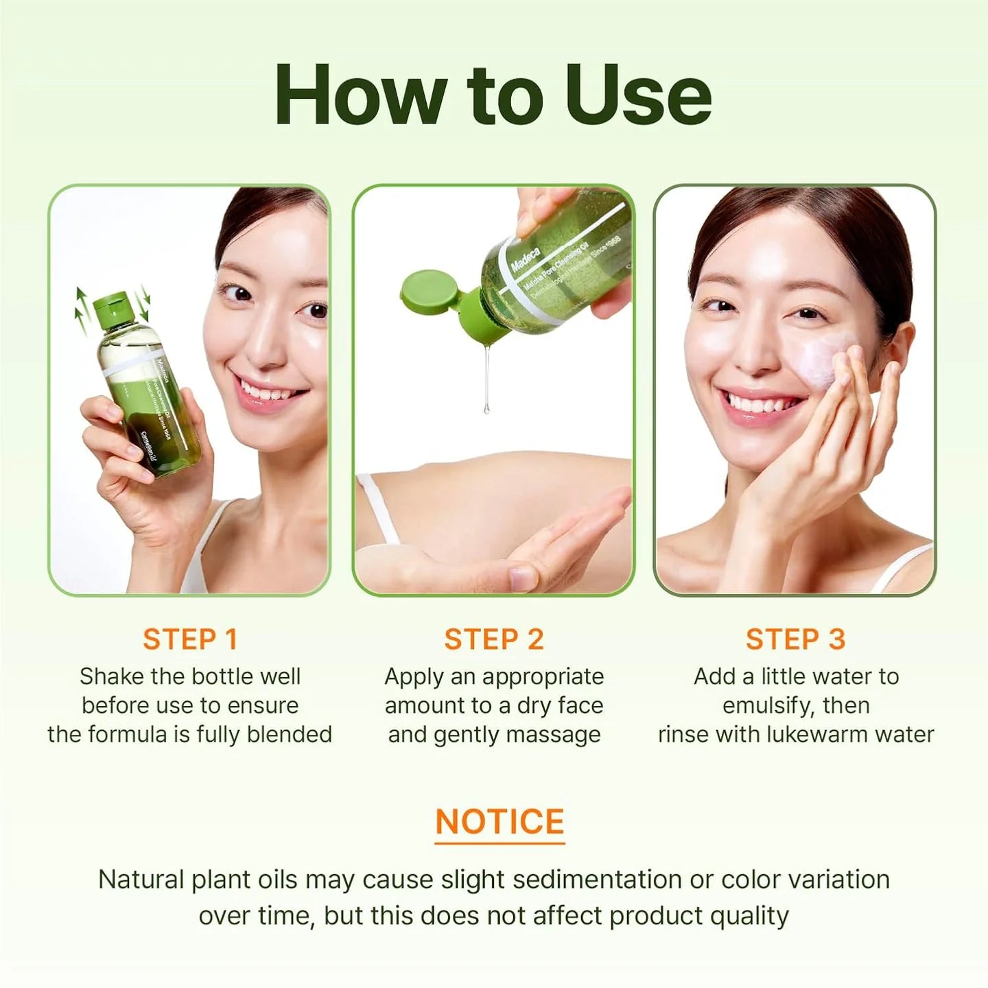Centellian24 Madeca Matcha Pore Cleansing Oil