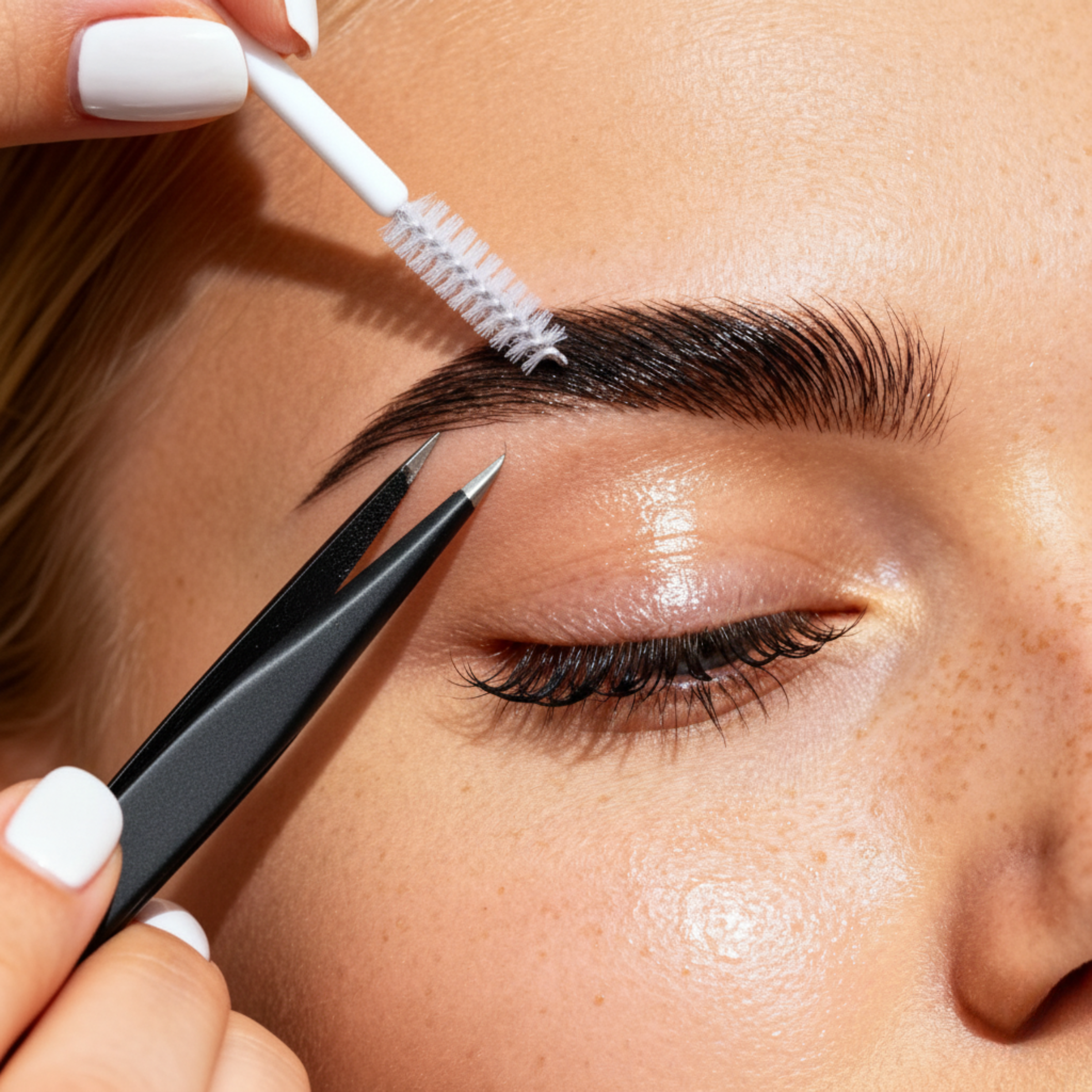 Farging av vipper og bryn