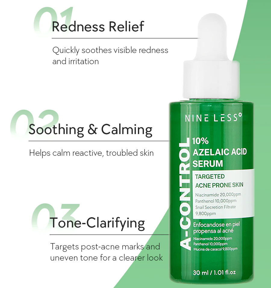 Nine Less A-Control 10% Azelaic Acid Serum