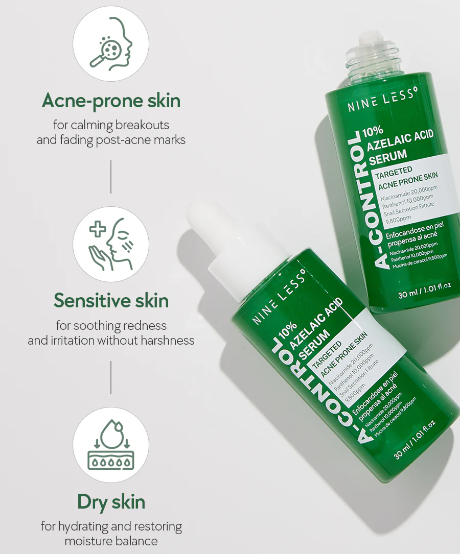 Nine Less A-Control 10% Azelaic Acid Serum