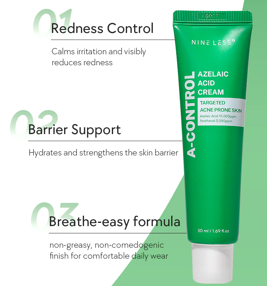 Nine Less A-Control Azelaic Acid Cream