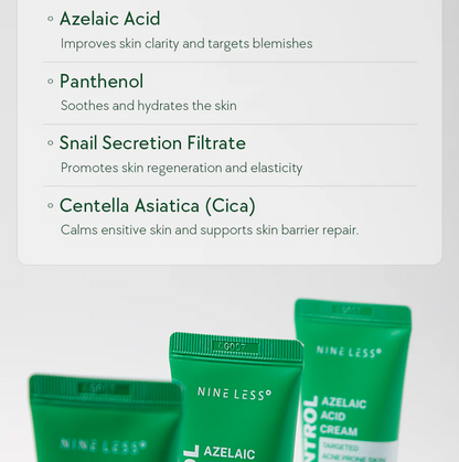 Nine Less A-Control Azelaic Acid Cream