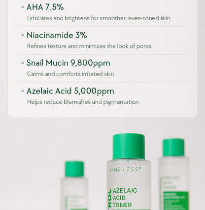 Nine Less A-Control Azelaic Acid Toner