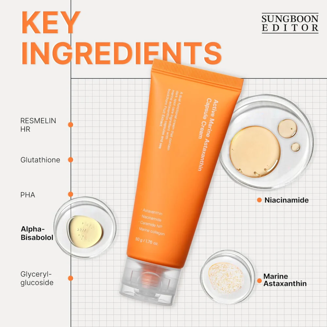 Sungboon Active Marine Astaxanthin Capsule Cream