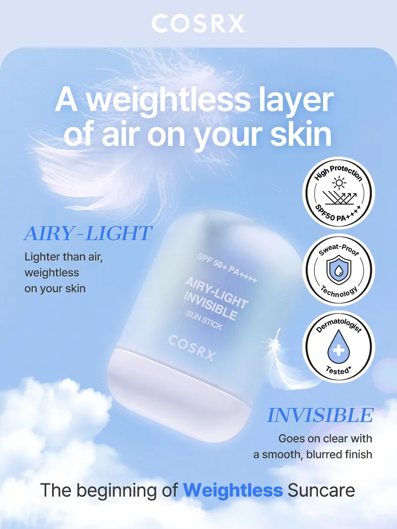 COSRX Airy-Light Invisible Sun Stick 19 g