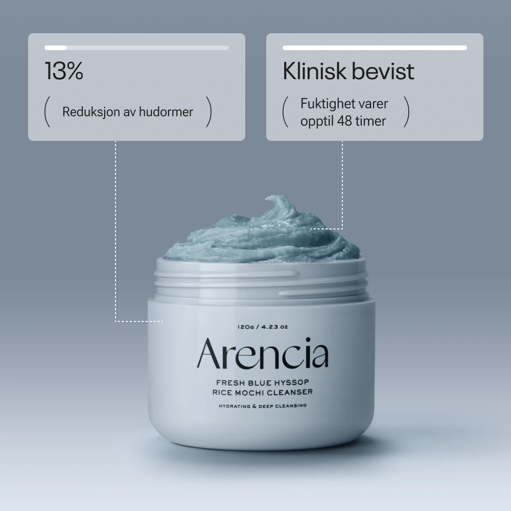 Arencia Fresh Blue Hyssop Rice Mochi Cleanser 120g