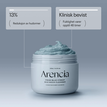Arencia Fresh Blue Hyssop Rice Mochi Cleanser 120g