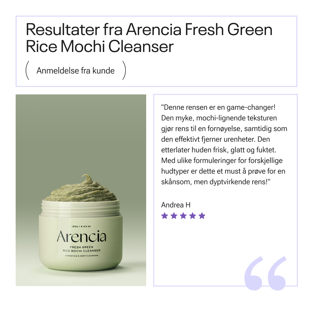 Arencia Fresh Green Rice Mochi Cleanser 120g