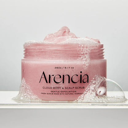 Arencia Fresh Cloud Body &amp; Scalp Scrub Lavender &amp; Pear 260g