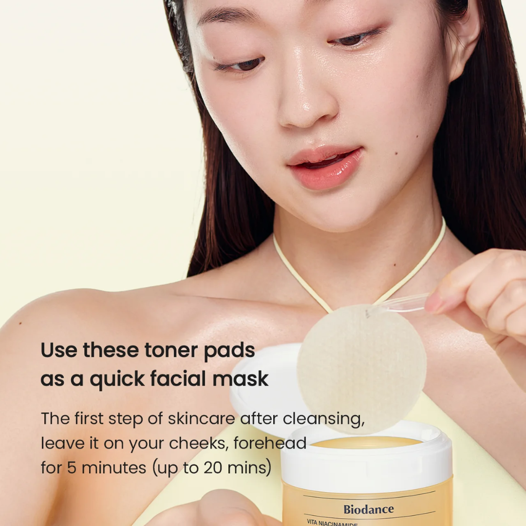 Biodance Vita Niacinamide Gel Toner Pads