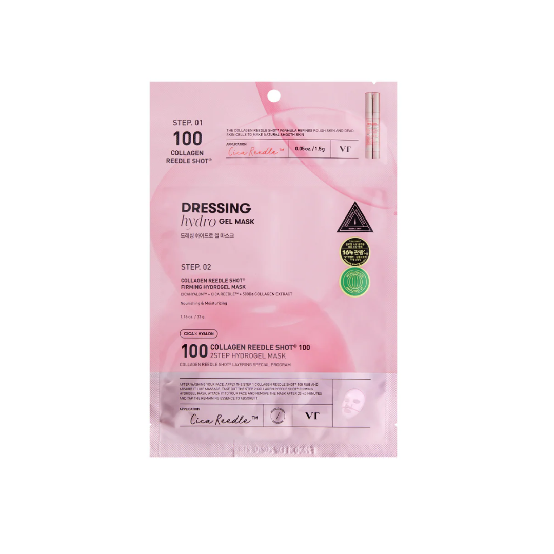 VT Cosmetics Collagen Reedle Shot 100 2 Step Hydrogel Mask