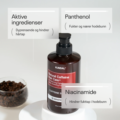 Kundal Natural Caffeine &amp; Intensive Scalp Care+ Shampoo Cherry Blossom 500ml