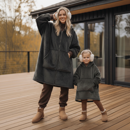 Beauty Mall Kosegenser For Barn – Grå Med Stjerner