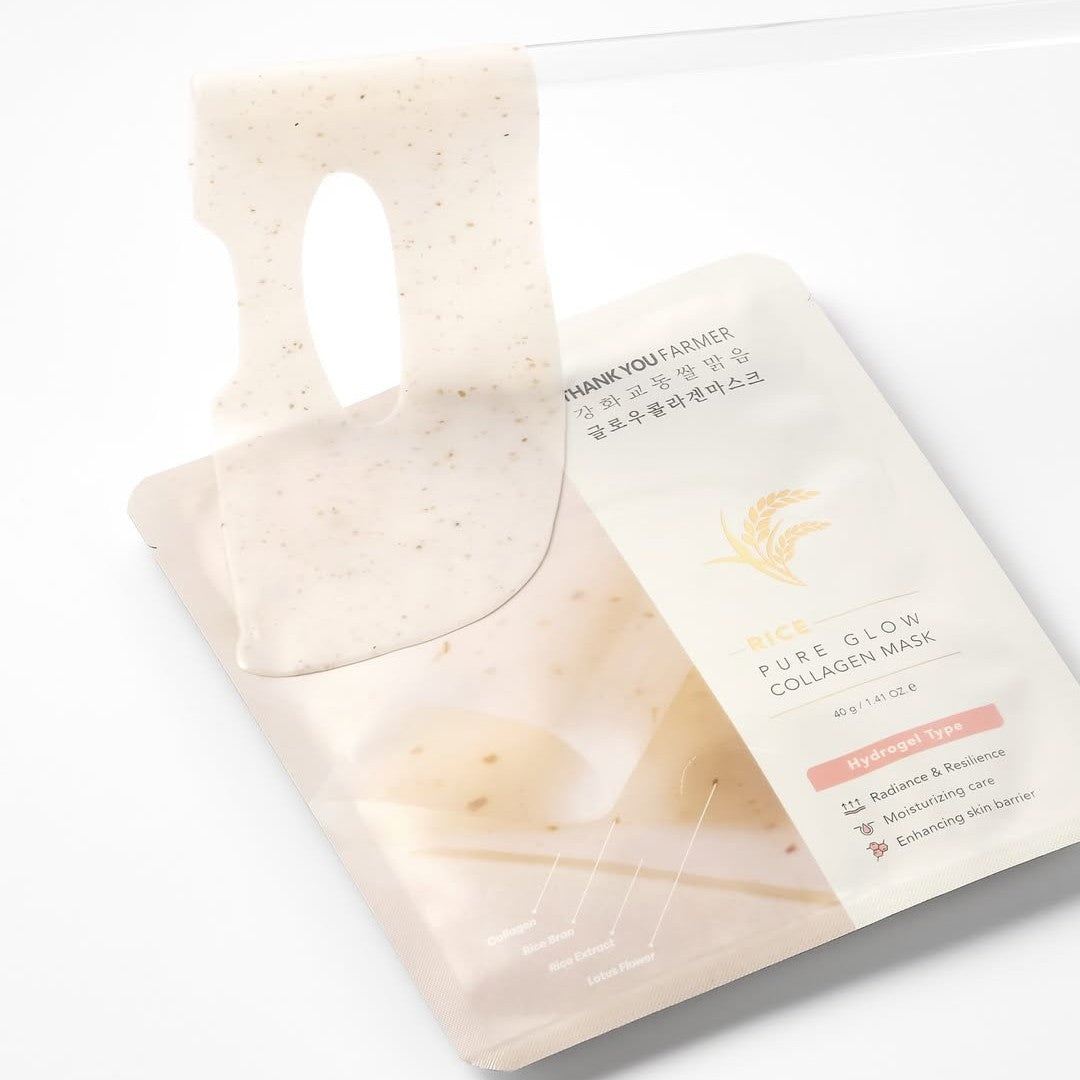Thank You Farmer Rice Pure Glow Collagen Mask