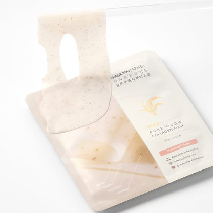 Thank You Farmer Rice Pure Glow Collagen Mask