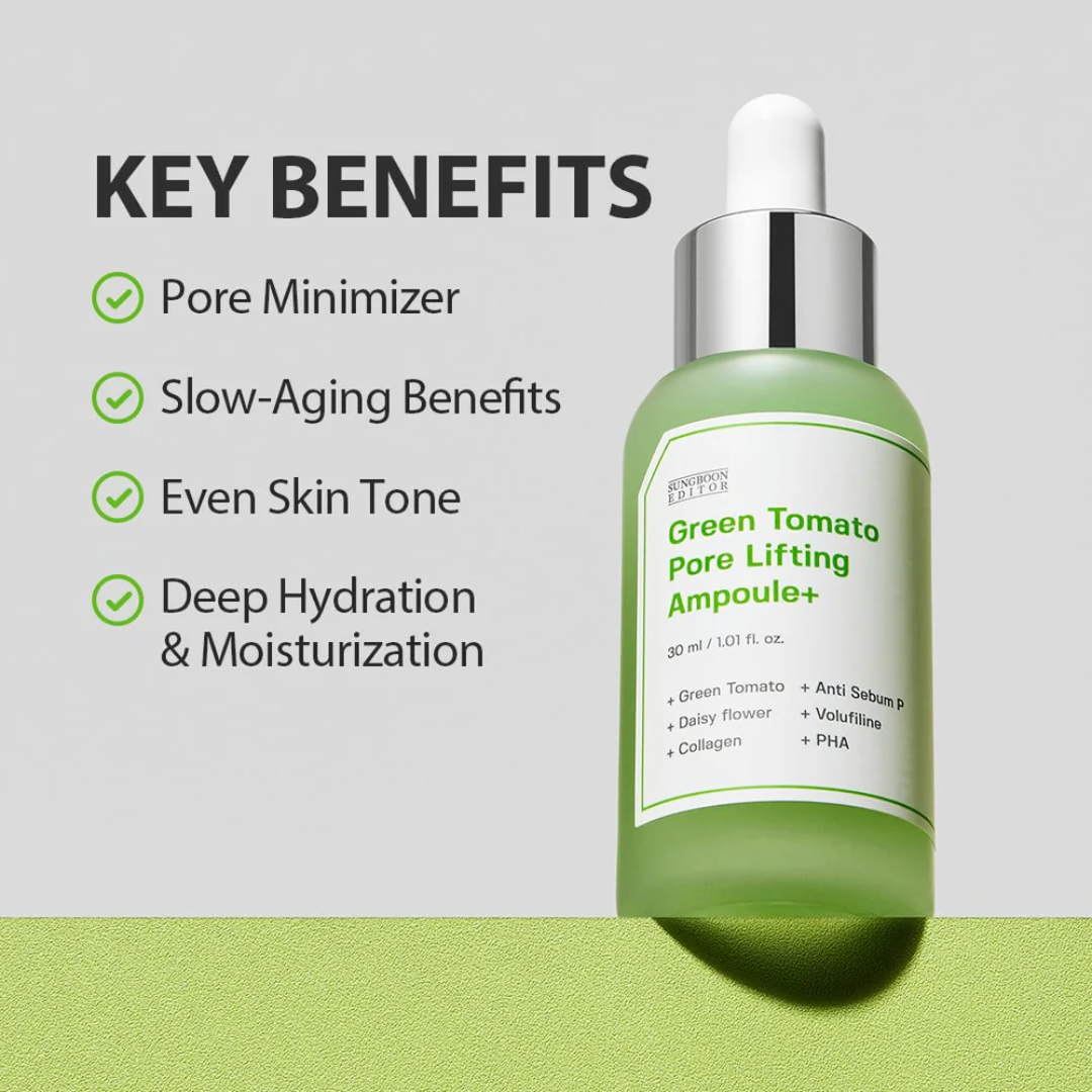 Sungboon Green Tomato Pore Lifting Ampoule+