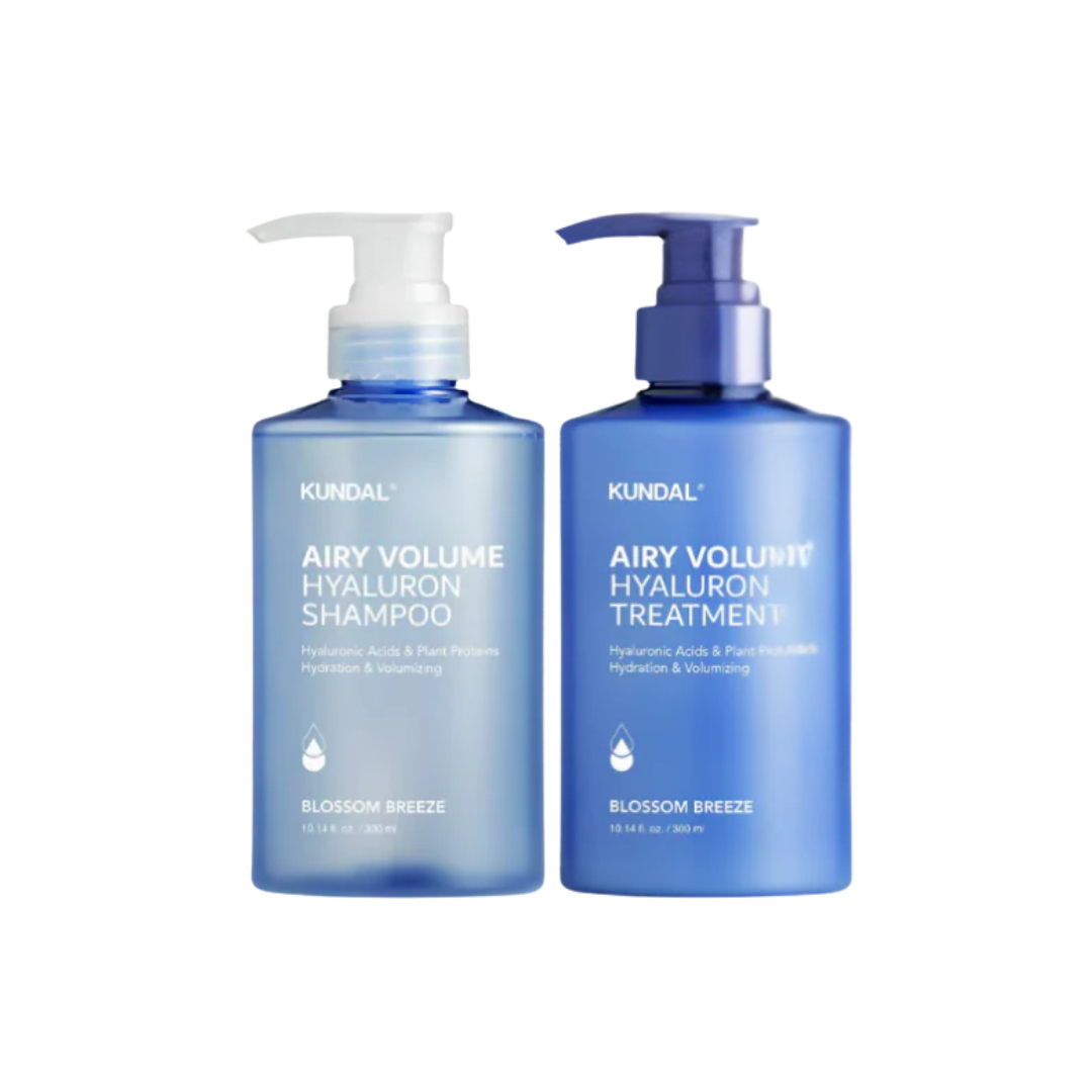 Kundal Airy Volume Shampoo + Treatment Set - Blossom Breeze