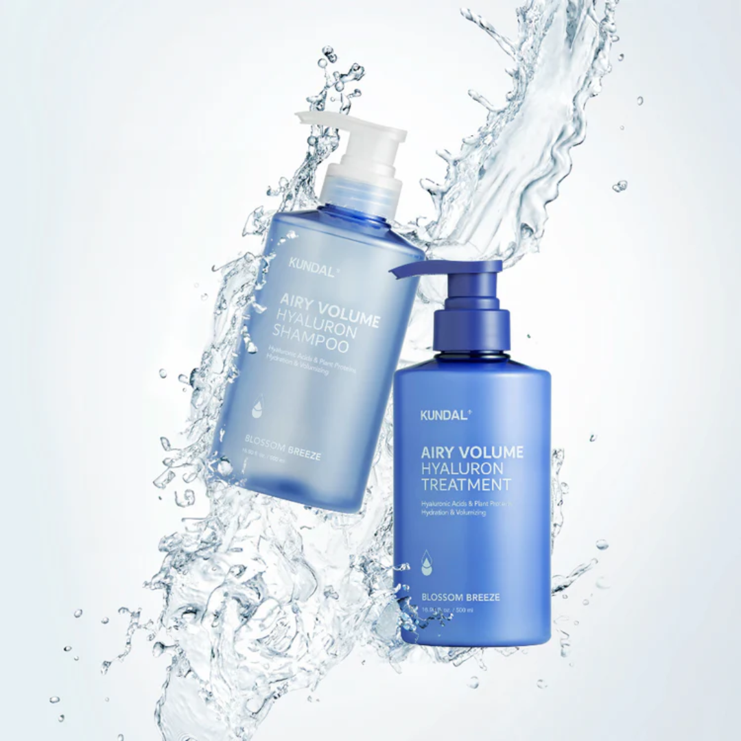 Kundal Airy Volume Shampoo + Treatment Set - Blossom Breeze
