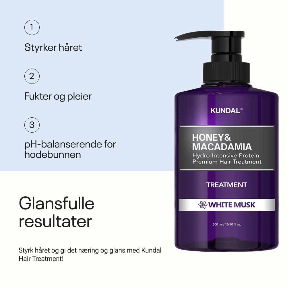 Kundal Honey &amp; Macadamia Treatment White Musk 500ml