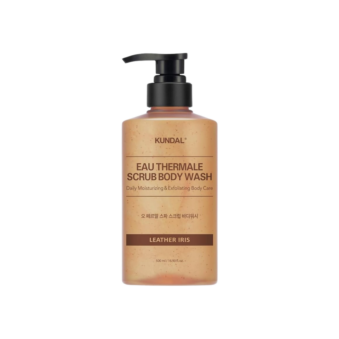 Kundal Scrub Body Wash - Leather Iris 500 ml