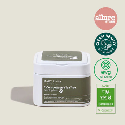 Mary &amp; May Cica Houttuynia Tea Tree Calming Mask