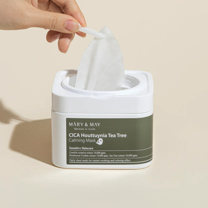 Mary &amp; May Cica Houttuynia Tea Tree Calming Mask