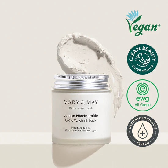 Mary &amp; May Lemon Niacinamide Glow Wash off Pack