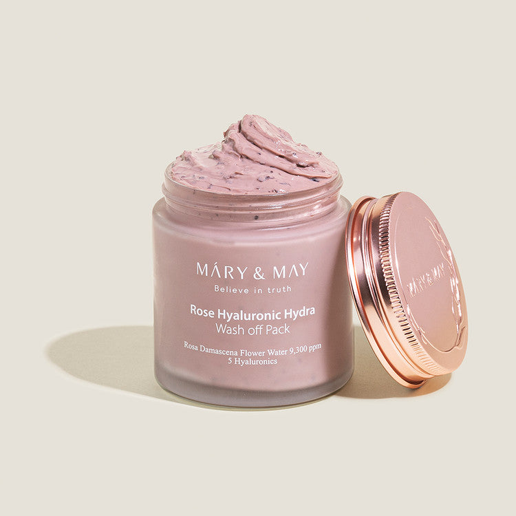 Mary &amp; May Rose Hyaluronic Hydra Wash off Pack 125g
