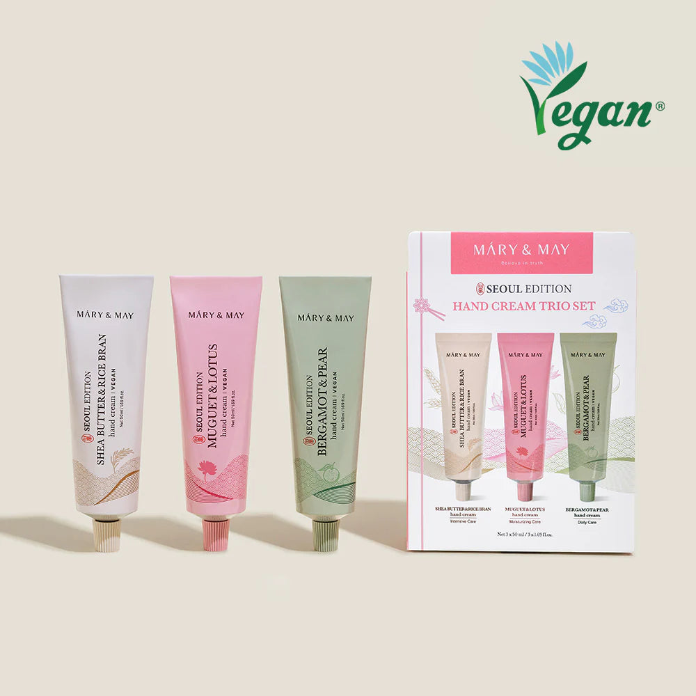 Mary&amp;May Seoul Edition Hand Cream Trio Set