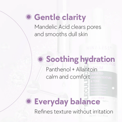 Nine Less Molecule-Clear 5% Mandelic Acid Serum