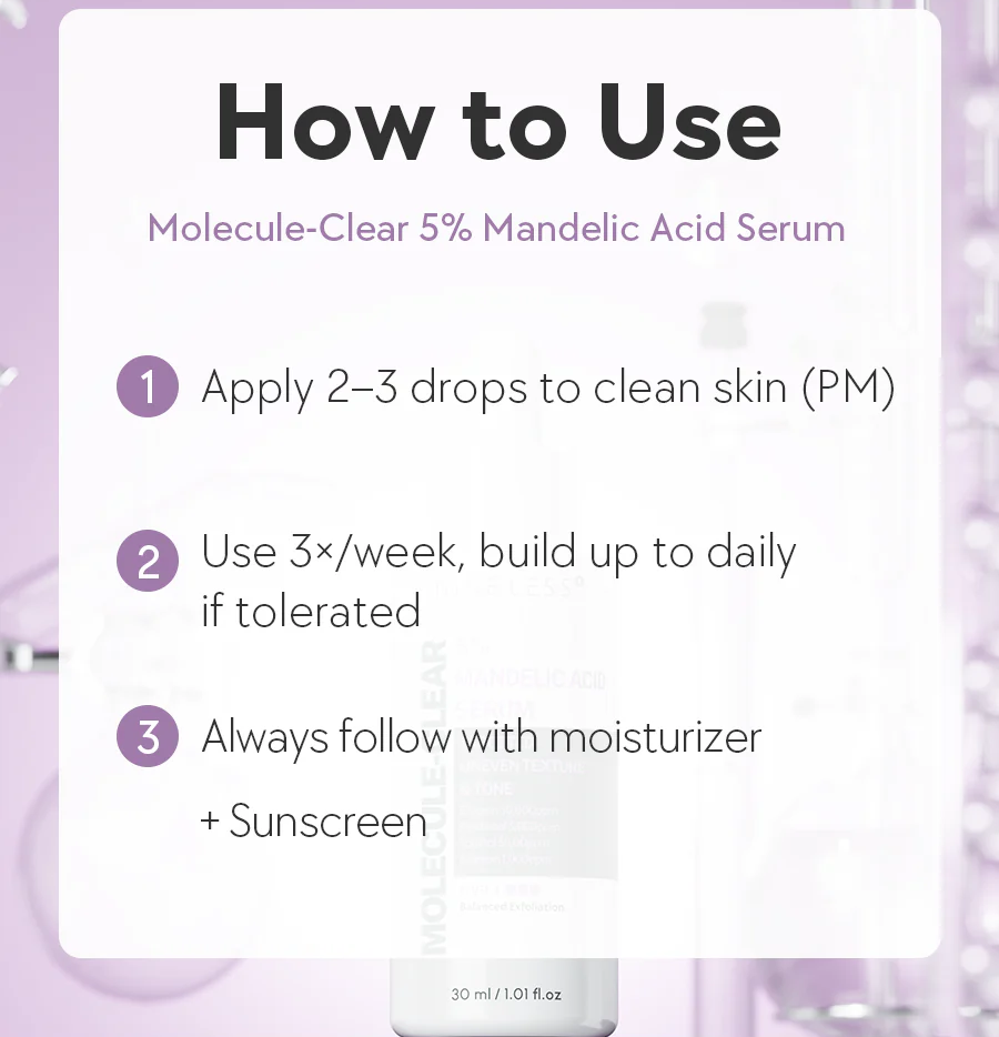 Nine Less Molecule-Clear 5% Mandelic Acid Serum
