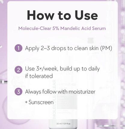 Nine Less Molecule-Clear 5% Mandelic Acid Serum