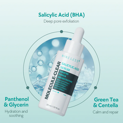 Nine Less Molecule-Clear Salicylic Acid Serum