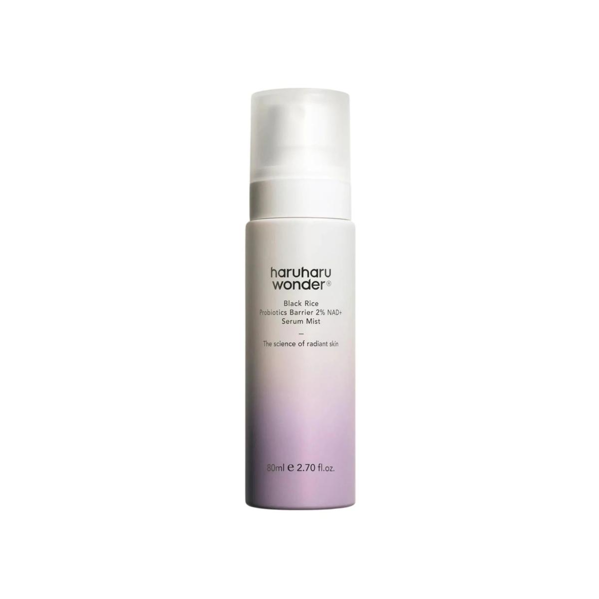 Haruharu Wonder Black Rice Probiotics Barrier 2% NAD+ Serum Mist