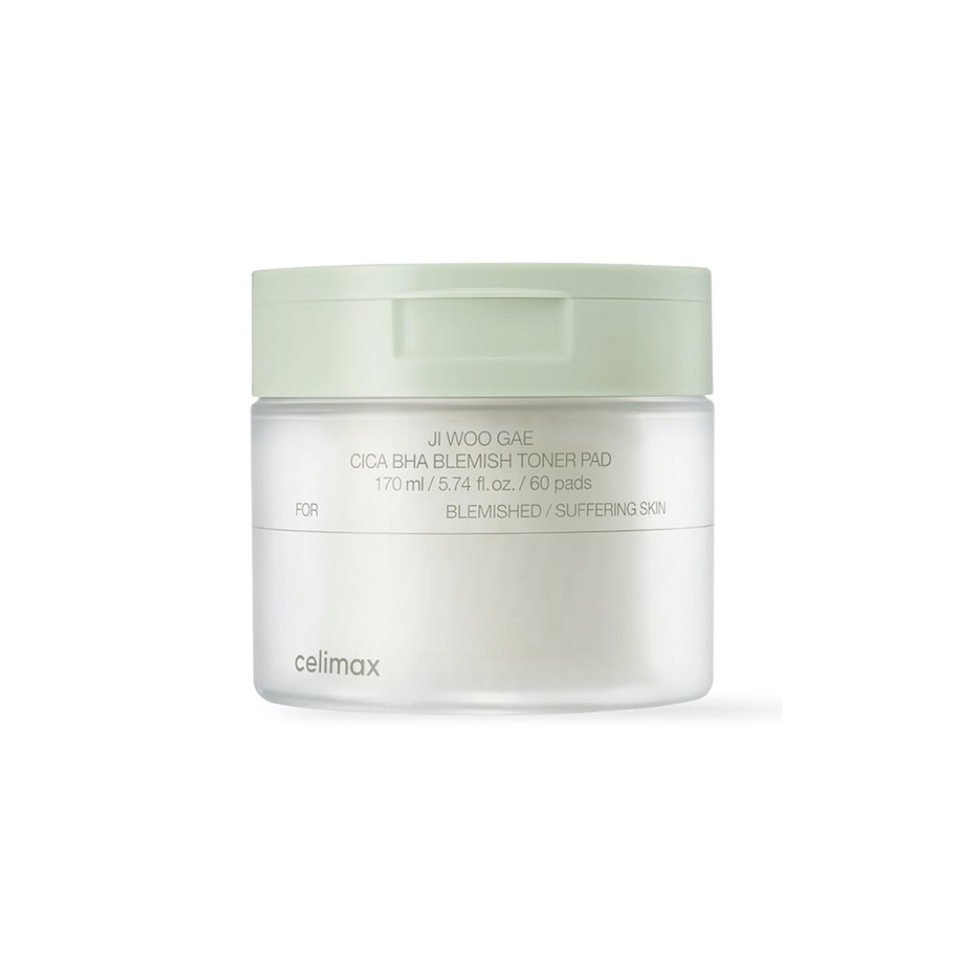 Celimax Ji Woo Gae Cica BHA Blemish Toner Pad