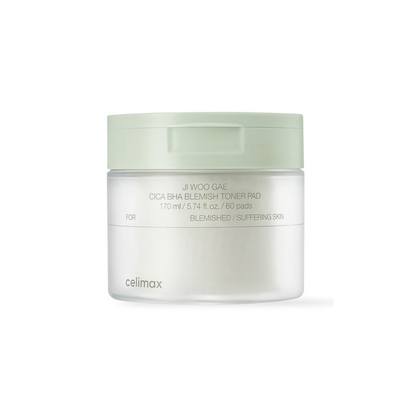 Celimax Ji Woo Gae Cica BHA Blemish Toner Pad