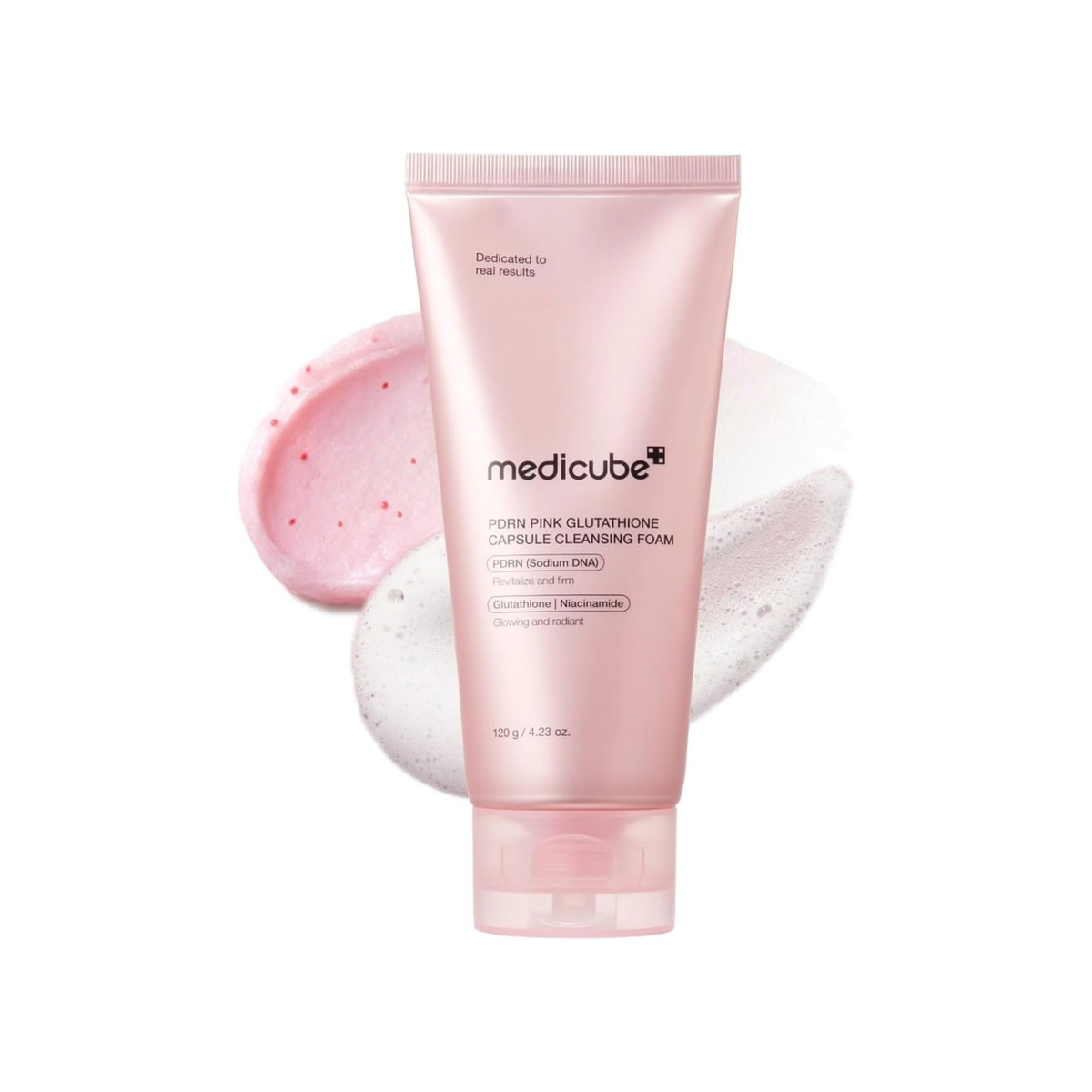 Medicube PDRN Pink Glutathione Capsule Cleansing Foam