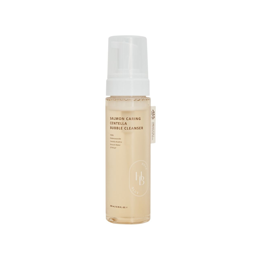 Heveblue Salmon Caring Centella Bubble Cleanser