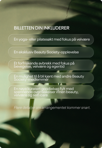 Beauty Society Wellness Event: Yoga or Pilates Movement