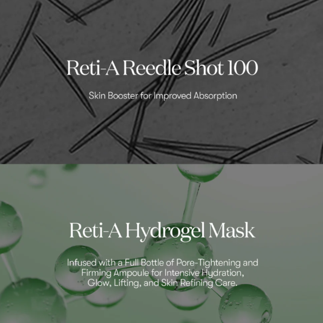 VT Cosmetics Reti-A Reedle Shot 100 2 Step Hydrogel Mask