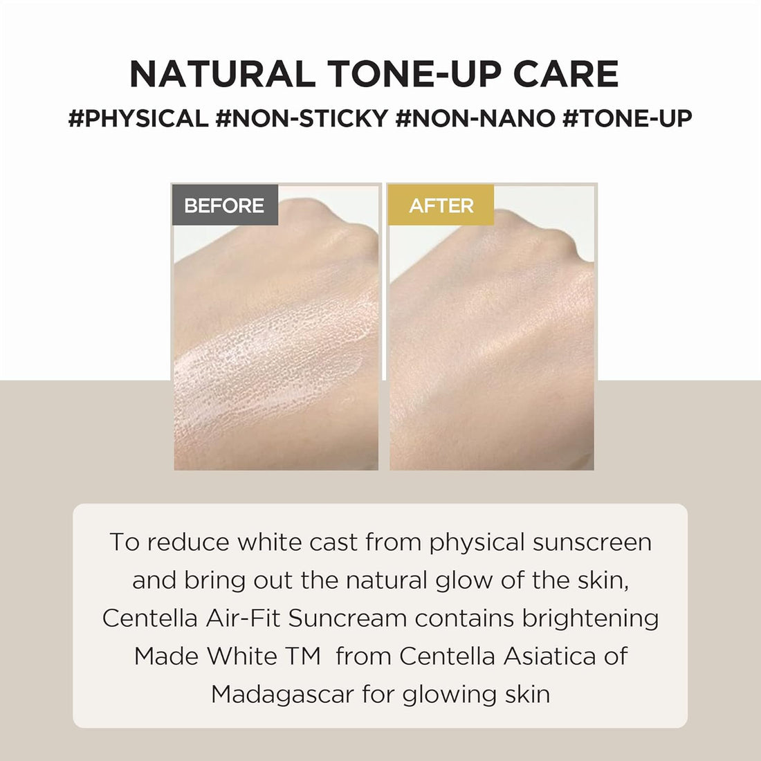 Skin1004 Madagascar Centella Air-Fit Suncream Plus SPF50+ PA++++
