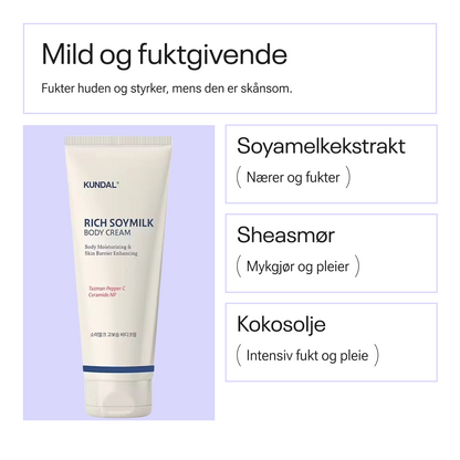 Kundal Rich Soymilk Body Cream - Mellow Vanilla