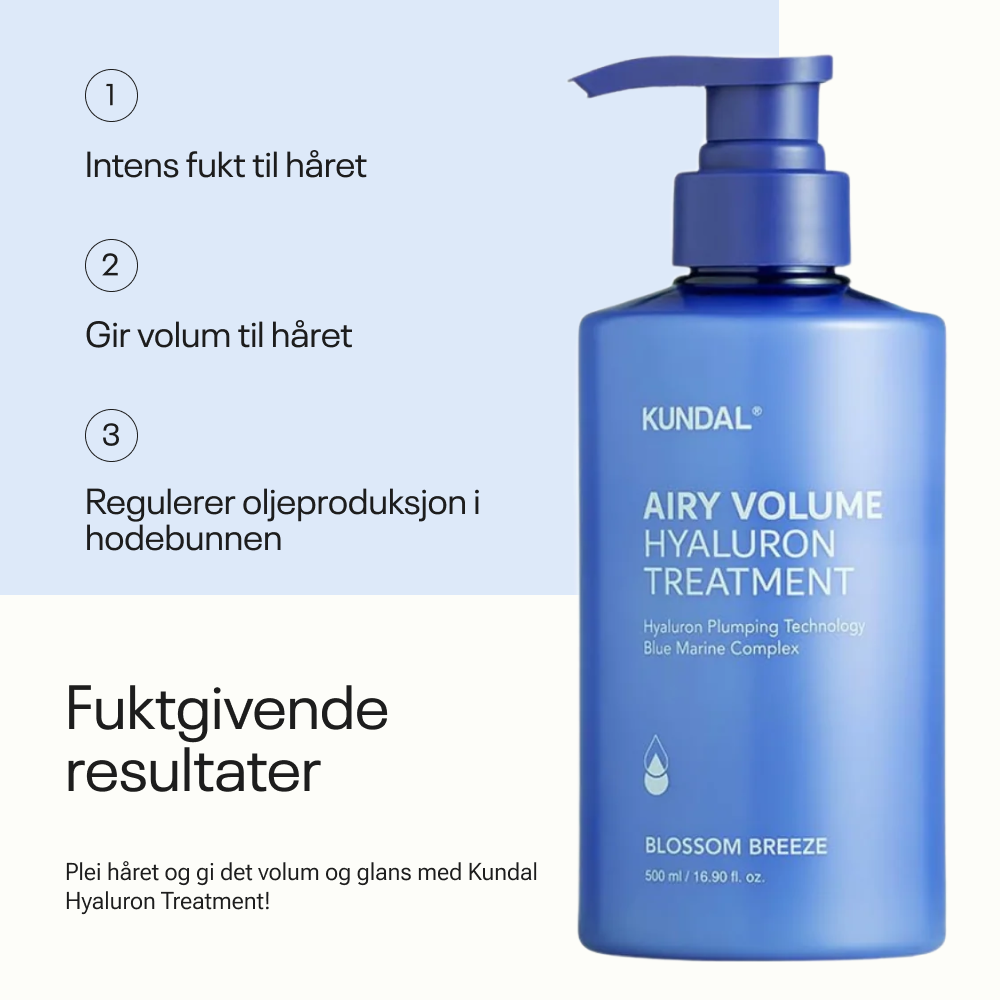 Kundal Airy Volume Hyaluron Treatment Blossom Breeze 500ml