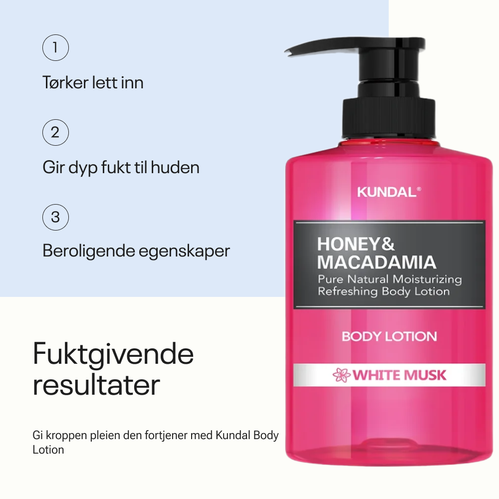 Kundal Honey &amp; Macadamia Pure Body Lotion White Musk 258 ml