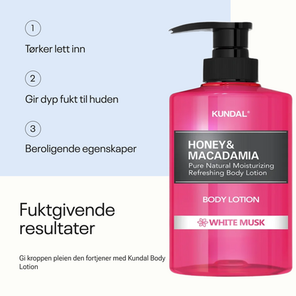 Kundal Honey &amp; Macadamia Pure Body Lotion White Musk 258 ml