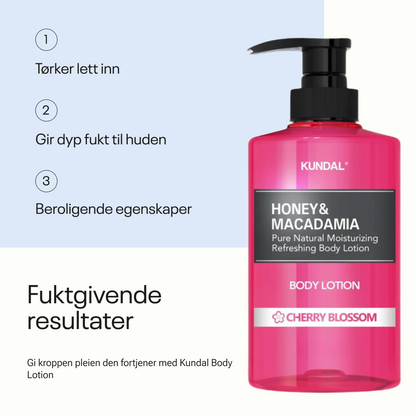 Kundal Honey &amp; Macadamia Pure Body Lotion Cherry Blossom 258 ml
