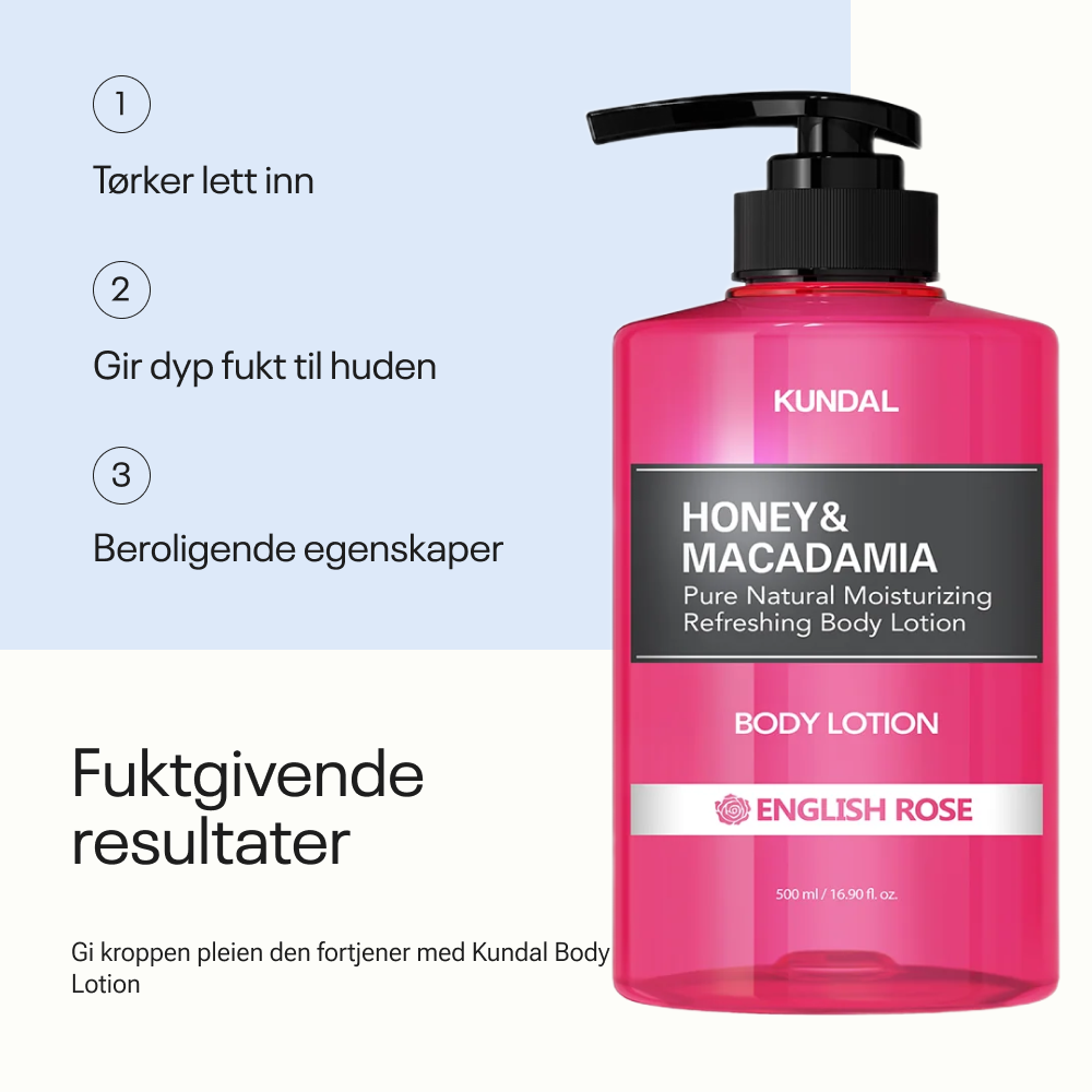 Honey &amp; Macadamia Pure Body Lotion English Rose TGTW